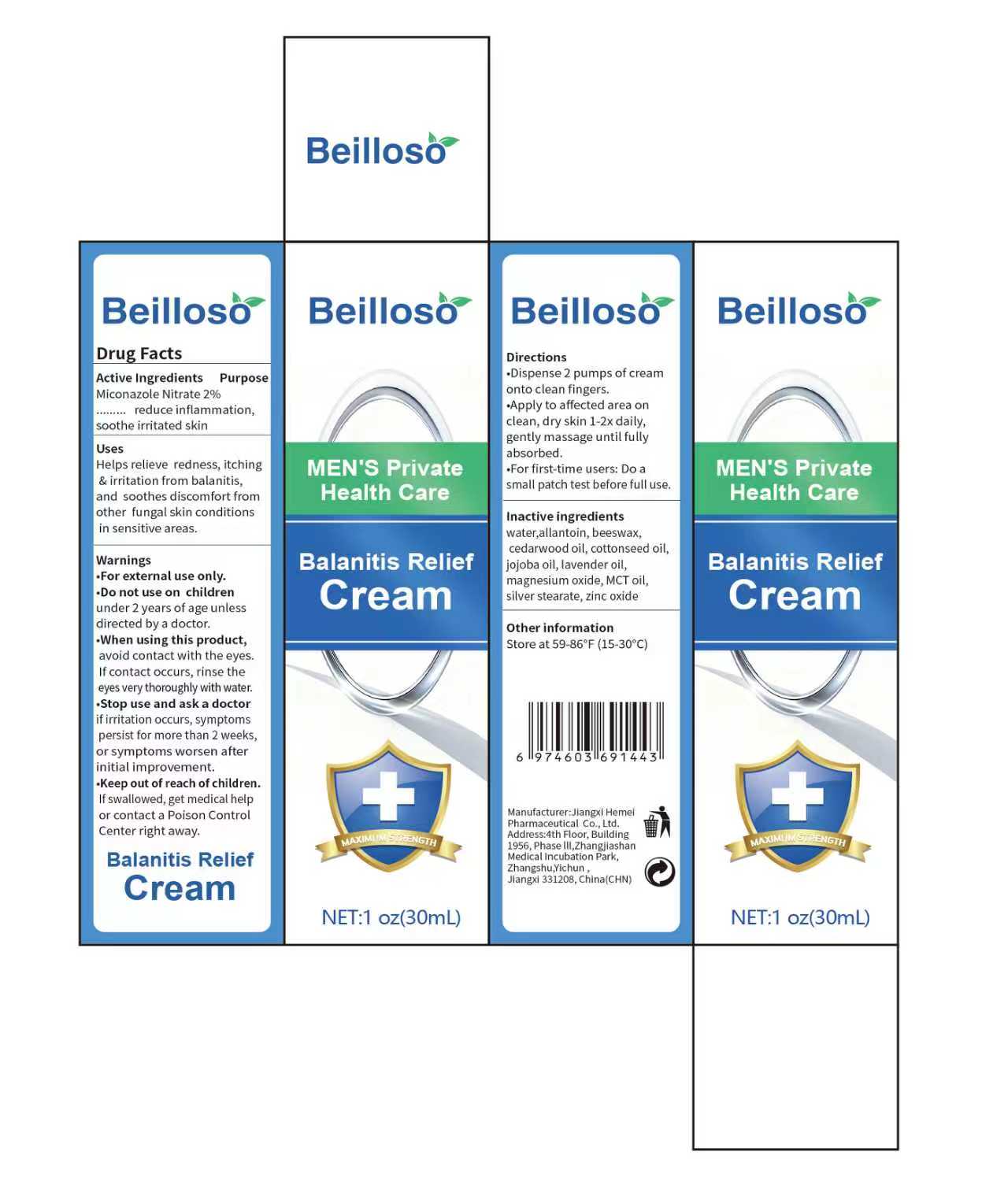 Beilloso Balanitis Relief